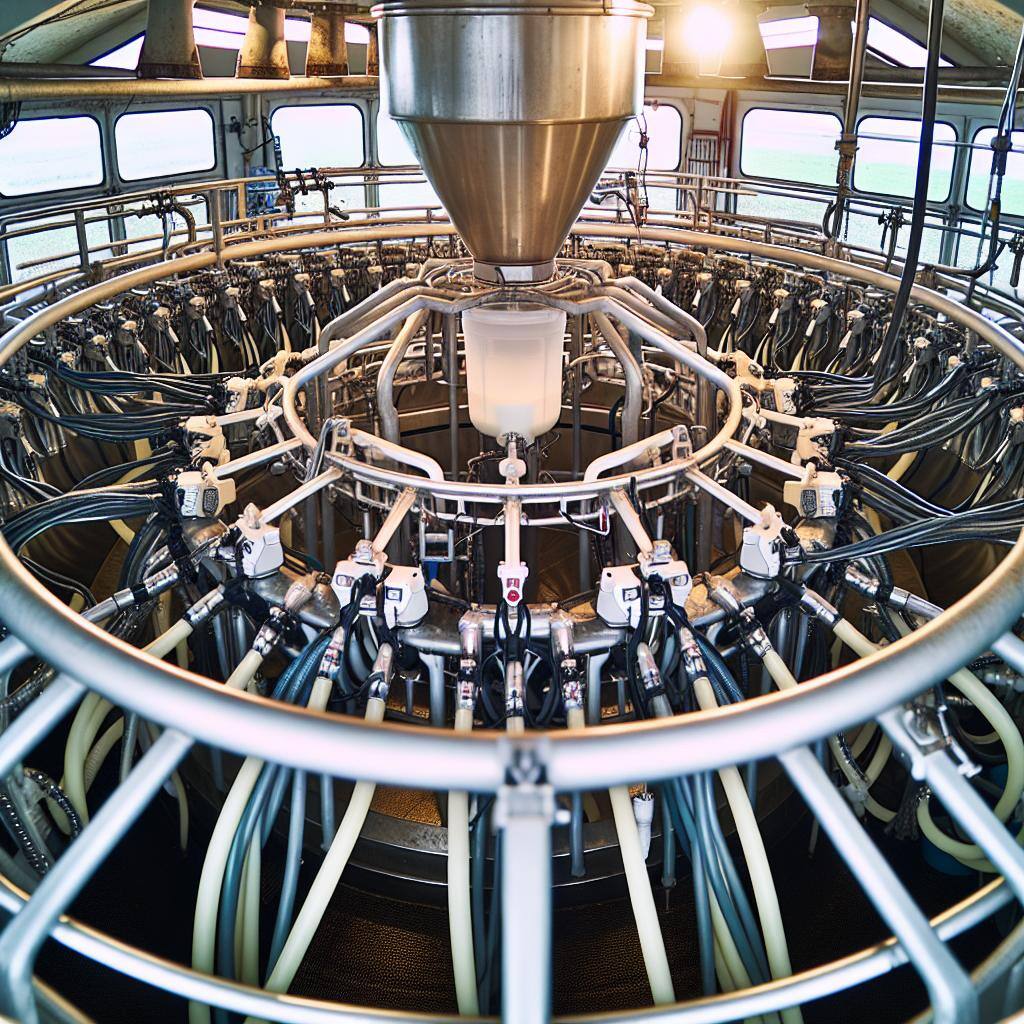 rotary milking machine rotary milking machine